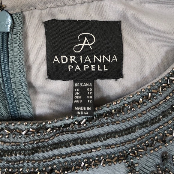 Adrianna Papell Beaded Mini Dress - Picture 4 of 11